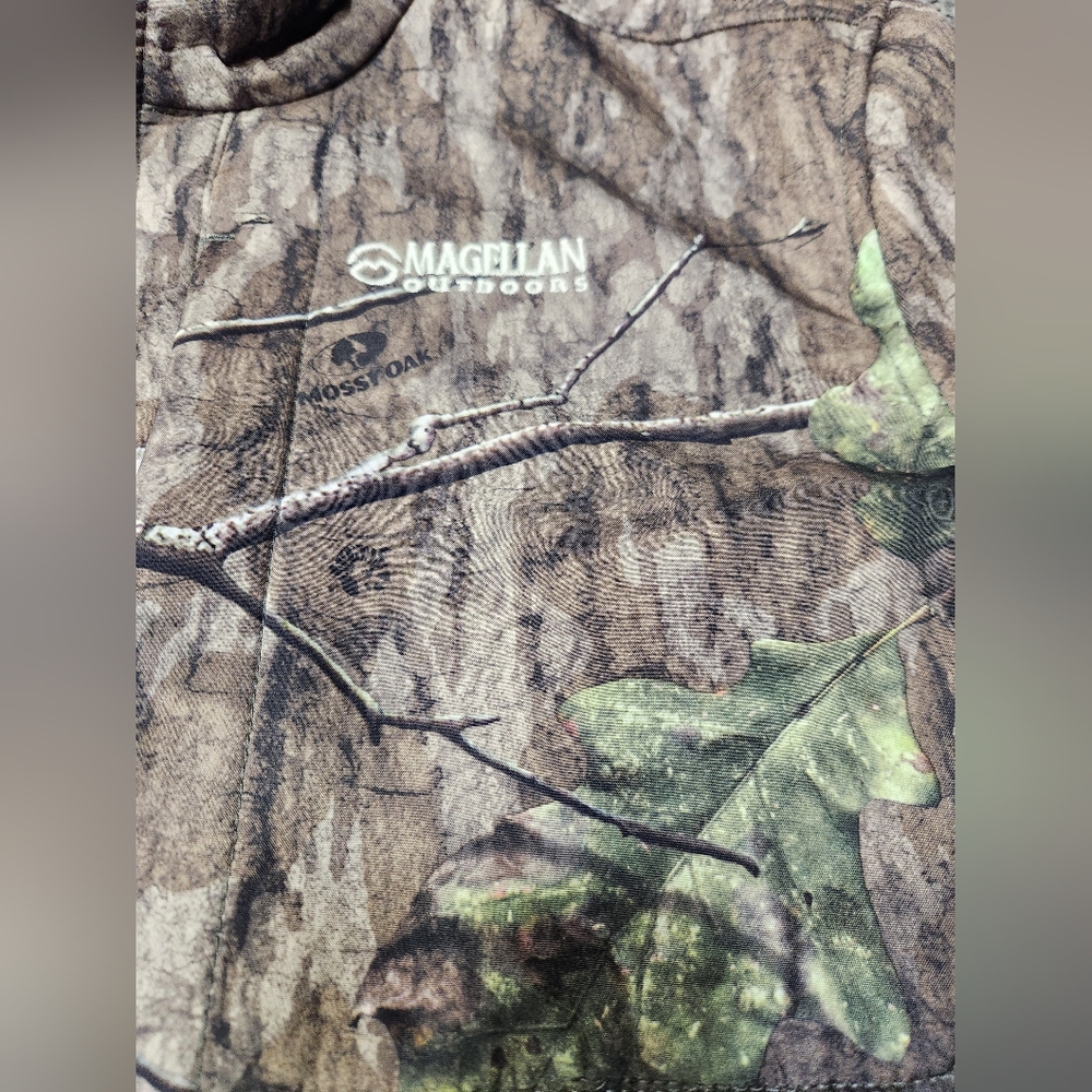 🔥HOT DEAL🔥 Magellan Outdoors HuntGear Boone Fleece Camo Jacket feat. Mossy Oak - Picture 2 of 5